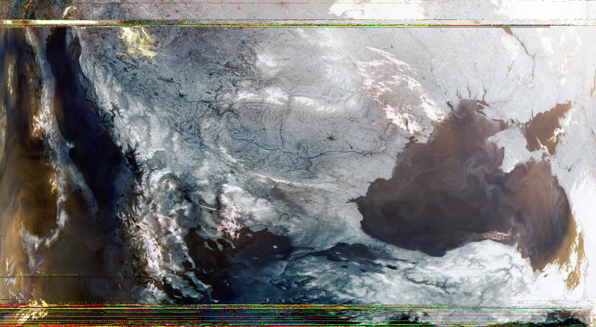 Pełne zdjęcie z satelity